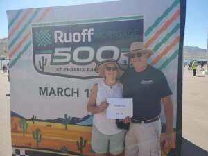 Elmer attended Ruoff Mortgage 500 - NASCAR on Mar 13th 2022 via VetTix 