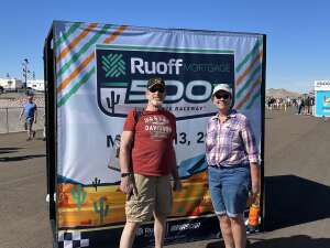 Thomas attended Ruoff Mortgage 500 - NASCAR on Mar 13th 2022 via VetTix 