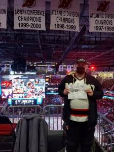 Christopher attended New Jersey Devils vs. Pittsburgh Penguins - NHL on Feb 13th 2022 via VetTix 