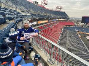 Justin attended 2022 Navy Federal Credit Union NHL Stadium Series - Tb Lightning vs. Nsh Predators on Feb 26th 2022 via VetTix 