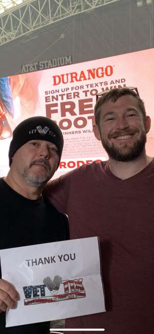 Patrick attended The American Featuring Tim McGraw and Faith Hill on Mar 6th 2022 via VetTix 