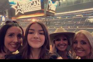 Tara attended The American Featuring Tim McGraw and Faith Hill on Mar 6th 2022 via VetTix 