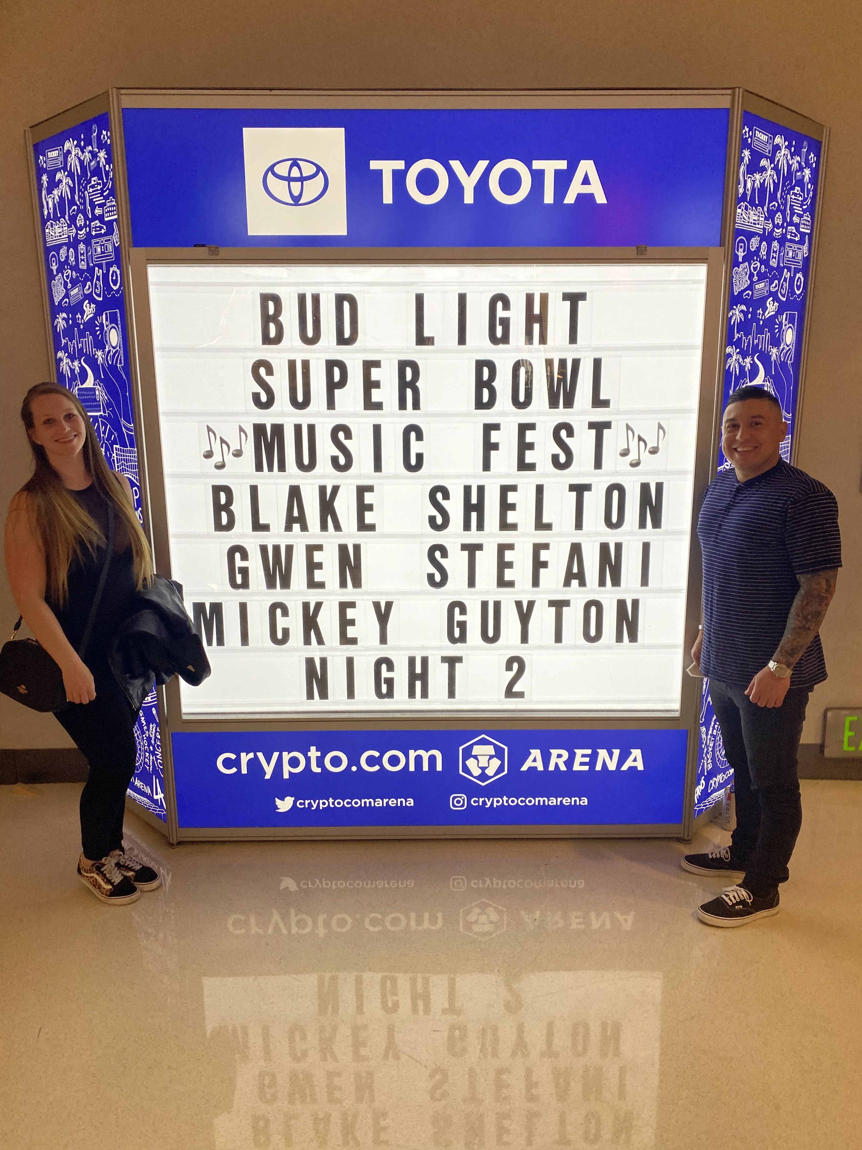 Event Feedback: Bud Light Super Bowl Music Fest: Blake Shelton & Gwen  Stefani