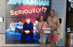 Andrea attended Jeff Dunham: Seriously on Apr 10th 2022 via VetTix 
