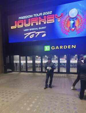 Juan attended Journey: Freedom Tour 2022 With Very Special Guest Toto on Feb 28th 2022 via VetTix 