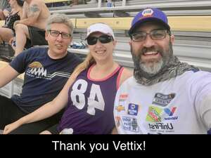 Bill attended NASCAR Cup Series - Firekeepers Casino 400 on Aug 7th 2022 via VetTix 