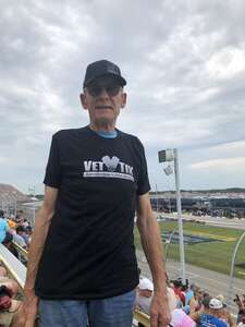 Mel attended NASCAR Cup Series - Firekeepers Casino 400 on Aug 7th 2022 via VetTix 