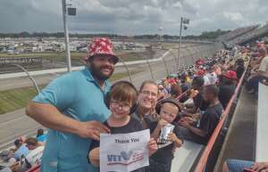 kenneth attended NASCAR Cup Series - Firekeepers Casino 400 on Aug 7th 2022 via VetTix 