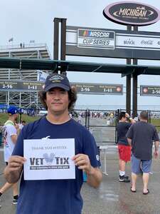 Paul attended NASCAR Cup Series - Firekeepers Casino 400 on Aug 7th 2022 via VetTix 