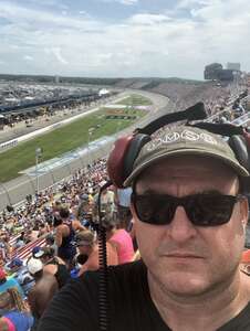 Nathan attended NASCAR Cup Series - Firekeepers Casino 400 on Aug 7th 2022 via VetTix 