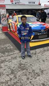 Kelly attended NASCAR Practice Day on Jun 3rd 2022 via VetTix 