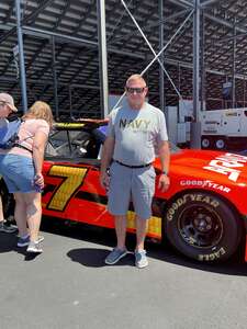 Tom attended NASCAR Practice Day on Jun 3rd 2022 via VetTix 
