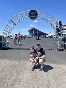 Nathan attended NASCAR Practice Day on Jun 3rd 2022 via VetTix 
