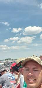 Donald attended NASCAR Practice Day on Jun 3rd 2022 via VetTix 