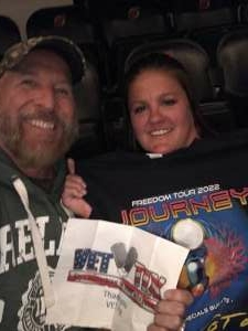 CMSgt Moore attended Journey: Freedom Tour 2022 With Very Special Guest Toto on Feb 27th 2022 via VetTix 