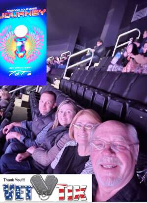 Timothy attended Journey: Freedom Tour 2022 With Very Special Guest Toto on Mar 2nd 2022 via VetTix 