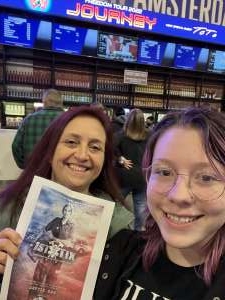 Heather attended Journey: Freedom Tour 2022 With Very Special Guest Toto on Mar 2nd 2022 via VetTix 