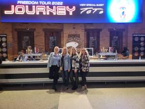 Lois C attended Journey: Freedom Tour 2022 With Very Special Guest Toto on Mar 2nd 2022 via VetTix 