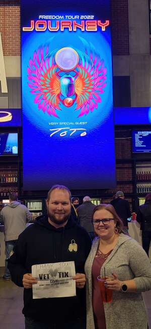 Adam C attended Journey: Freedom Tour 2022 With Very Special Guest Toto on Mar 2nd 2022 via VetTix 