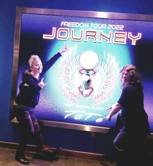 Trisha attended Journey: Freedom Tour 2022 With Very Special Guest Toto on Mar 2nd 2022 via VetTix 