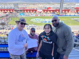 Gerald attended Wise Power 400 Grandstands - NASCAR on Feb 27th 2022 via VetTix 