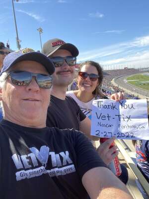 Stephen attended Wise Power 400 Grandstands - NASCAR on Feb 27th 2022 via VetTix 