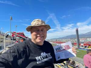 Mike attended Wise Power 400 Grandstands - NASCAR on Feb 27th 2022 via VetTix 