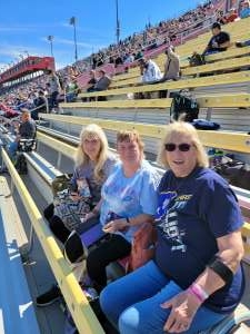 Justine attended Wise Power 400 Grandstands - NASCAR on Feb 27th 2022 via VetTix 