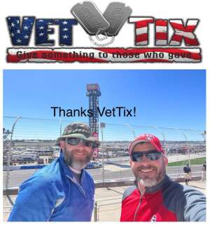 Kevin attended NASCAR Cup Series - Folds of Honor Quiktrip 500 on Mar 20th 2022 via VetTix 