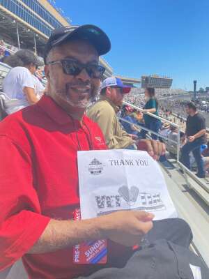 Adrian attended NASCAR Cup Series - Folds of Honor Quiktrip 500 on Mar 20th 2022 via VetTix 