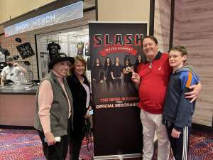 JANET attended Slash Featuring Myles Kennedy and the Conspirators on Feb 19th 2022 via VetTix 