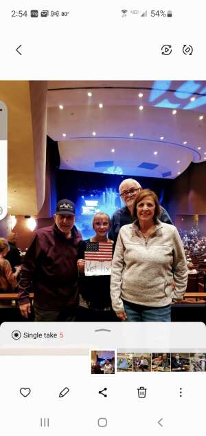 Laurence attended The Greatest Love of All - a Tribute to Whitney Houston on Feb 26th 2022 via VetTix 