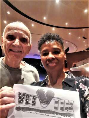 Daniel attended The Greatest Love of All - a Tribute to Whitney Houston on Feb 26th 2022 via VetTix 
