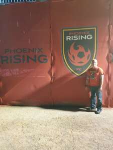 michael attended Phoenix Rising FC	- USL Championship vs New Mexico United	 on Apr 16th 2022 via VetTix 