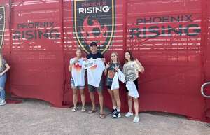 Christopher attended Phoenix Rising FC	- USL Championship vs New Mexico United	 on Apr 16th 2022 via VetTix 