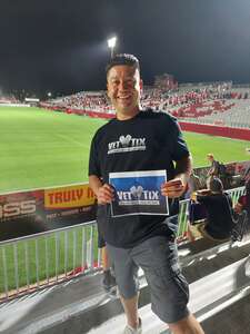 Carlos attended Phoenix Rising FC	- USL Championship vs San Antonio FC	 on May 7th 2022 via VetTix 
