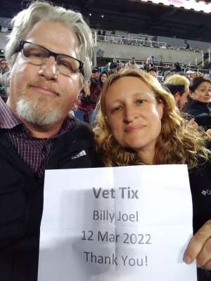 Jeffrey attended Billy Joel on Mar 12th 2022 via VetTix 