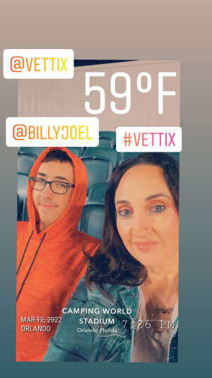 Rachel attended Billy Joel on Mar 12th 2022 via VetTix 