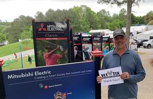 Ryan attended Mitsubishi Electric Classic - PGA Tour on May 6th 2022 via VetTix 