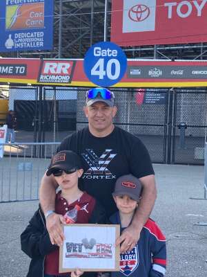 Alex C. attended Toyota Owners 400 - NASCAR Cup Series on Apr 3rd 2022 via VetTix 