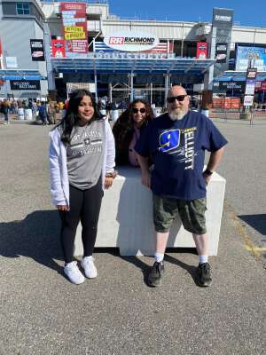 Bruce attended Toyota Owners 400 - NASCAR Cup Series on Apr 3rd 2022 via VetTix 