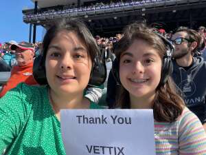 Lorena attended Toyota Owners 400 - NASCAR Cup Series on Apr 3rd 2022 via VetTix 