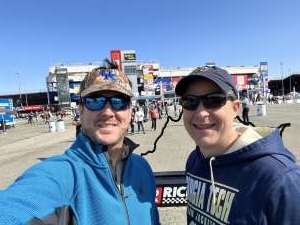 Eric attended Toyota Owners 400 - NASCAR Cup Series on Apr 3rd 2022 via VetTix 