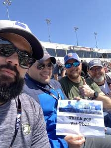 Jeremey attended Toyota Owners 400 - NASCAR Cup Series on Apr 3rd 2022 via VetTix 