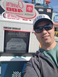 Dave attended Toyota Owners 400 - NASCAR Cup Series on Apr 3rd 2022 via VetTix 