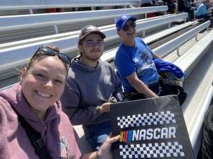 Catherine attended Toyota Owners 400 - NASCAR Cup Series on Apr 3rd 2022 via VetTix 