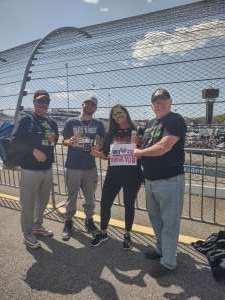 Joseph attended Toyota Owners 400 - NASCAR Cup Series on Apr 3rd 2022 via VetTix 