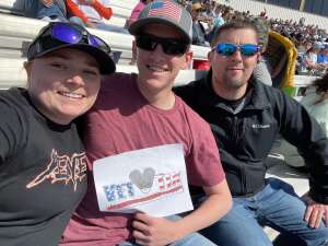 Brittany attended Toyota Owners 400 - NASCAR Cup Series on Apr 3rd 2022 via VetTix 