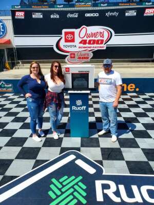 Tommy attended Toyota Owners 400 - NASCAR Cup Series on Apr 3rd 2022 via VetTix 