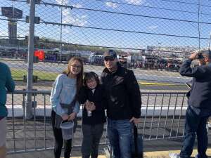 Tracy attended Toyota Owners 400 - NASCAR Cup Series on Apr 3rd 2022 via VetTix 